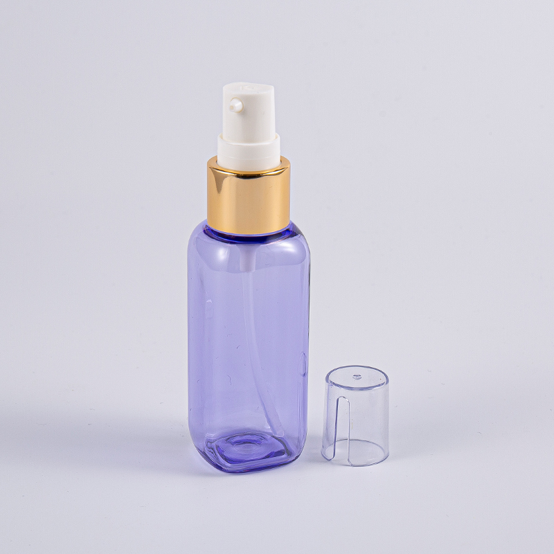 استخدم أثناء السفر زجاجة Petg مربعة الشكل سعة 50 مل مع مضخة استخدم أثناء السفر زجاجة Petg مربعة الشكل سعة 50 مل مع مضخة